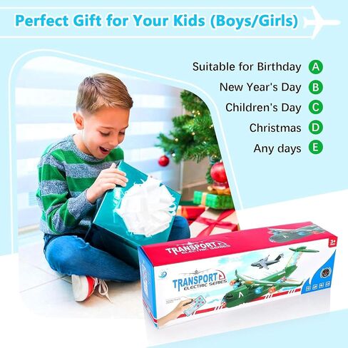ele ELEOPTION Airplane Toy with Infrared Remote Control Plane Toys Helicopter with Lights and Music for 3 4 5 6 7 8 Year Old Boys Girls Gift White in Saudi Arabia