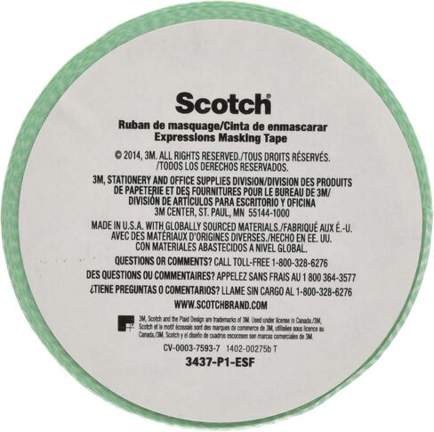 Scotch Decorative Masking Tape .94"X20yd- Mint Mosaic in Saudi Arabia