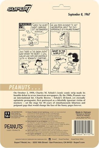Super7 Peanuts Franklin 3.75 in Reaction Figure in Saudi Arabia