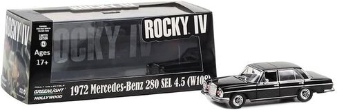 Greenlight 86639 Rocky IV Rocky’s 1972 Mer cedes-Benz 280 SEL 4.5 (W108) 1/43 Scale Diecast in Saudi Arabia