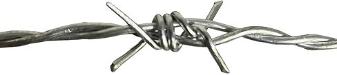 Enhanced 13Gauge Barbed Wire 4-Point,Barb Wire,50FT,High Zinc Content,3.5" Barb Spacing,Fence Wire Roll,Barbed Wire Fence,Real Barbed Wire,Cattle Fencing,Fence Extension,Animal Deterrent in Saudi Arabia