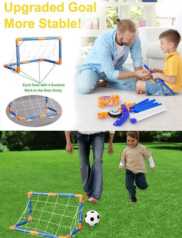 2 Pcs Hover Soccer Toys Set, Boys Gift Idea for Age 6 7 8 9 10 11 12 Years Old, Teen Boys World Cup Christmas Easter Stuffers Valentine Holiday Birthday Present Ball Toy in Saudi Arabia