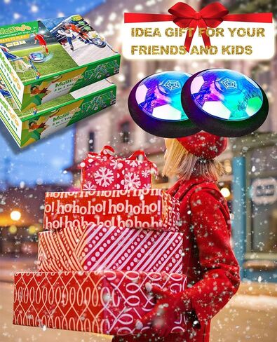 2 Pcs Hover Soccer Toys Set, Boys Gift Idea for Age 6 7 8 9 10 11 12 Years Old, Teen Boys World Cup Christmas Easter Stuffers Valentine Holiday Birthday Present Ball Toy in Saudi Arabia