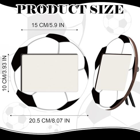 6 Pcs Soccer Picture Frame 4x6 Sport Themed Wooden Photo Frame Baseball Balls Photo Frame Horizontally Vertically Used for Wall Decor Hanging or Tabletop Display in Saudi Arabia