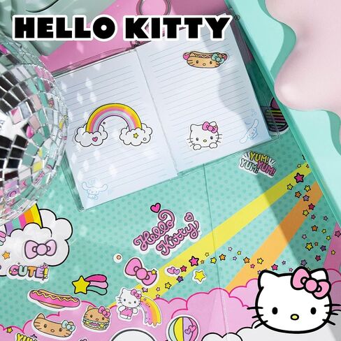 Gudetama the Lazy Egg Puffy Sticker Playset, Includes Over 25 Reusable Gudetama Stickers & 2 Sticker Play Scenes, Lazy 80s Gudetama Theme, Kawaii Stickers, Lazy Egg Stickers for Kids Teens Adults in Saudi Arabia