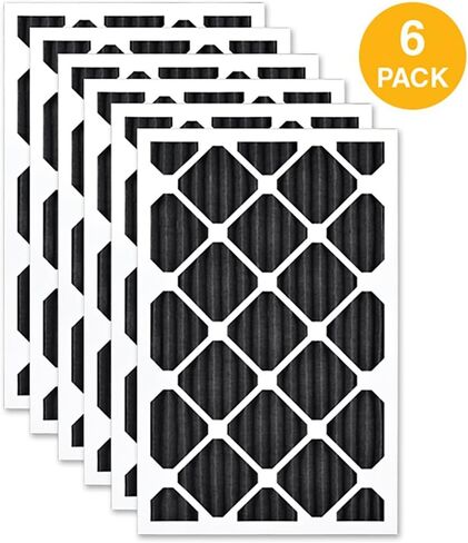 فلتر هواء AIRx ODOR 16x25x1 MERV 8 مصنوع من الكربون - صنع في الولايات المتحدة الأمريكية - صندوق مكون من 6 قطع in Kuwait