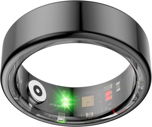 Smart Fitness Tracker Ring, Waterproof Activity Tracker with Heart Rate, Pedometer, Sleep Tracking, Monitor & Step Calorie Counter, Smart Health Ring for Women Men in Saudi Arabia