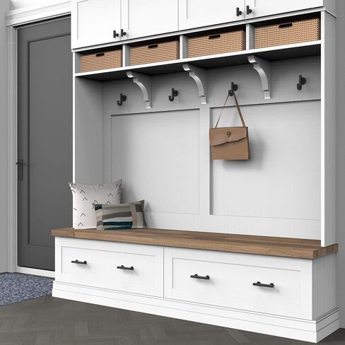 Hickory Hardware H077888MB Woodward Collection Hook 1-1/8 بوصة من المركز إلى المركز بلمسة نهائية سوداء غير لامعة in Kuwait