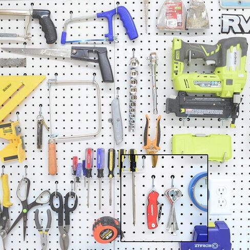 200PCS Black Peg Hook Stoppers 1/4 Pegboard Hook Locks Small Peg Board Hook Stoppers Pegboard Hook Locks to Secure Your Pegboard Hooks 4MM Peg Locks Stopping Hooks from Falling Off in Saudi Arabia
