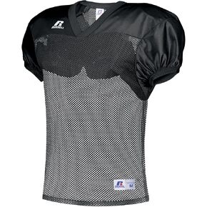Russell Athletic Men's Standard Stock Practice Jersey, Black, X-Large