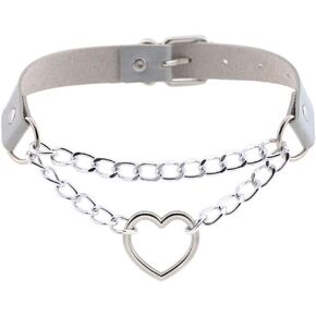 CSIYANJRY99 All Saints' Day Trendy Punk PU Leather Alloy Spike Rivet Choker Necklace em colares gargantilha for Unisex Rock Night Club Collar Jewelry
