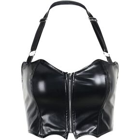 Gothic Crop Top for Women or Girls Trendy Fashionable Chic Style