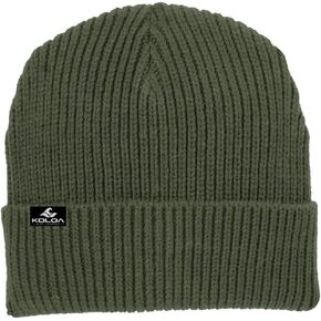 Joe's USA Koloa Surf Heavyweight Watch Hat Knit Ribbed Beanie Cap in 4 Colors