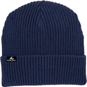 Joe's USA Koloa Surf Heavyweight Watch Hat Knit Ribbed Beanie Cap in 4 Colors