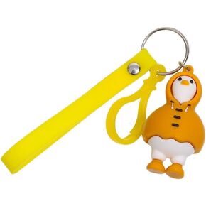 Keychain Cute Duck Keyring Portable Key Ring for Women Bag Pendant Gifts