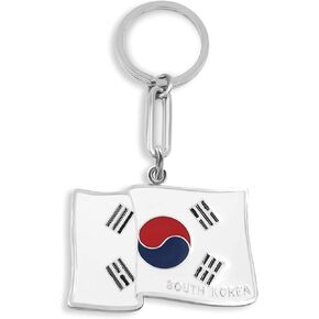 flagsandsouvenirs Keychain SOUTH KOREA FLAG