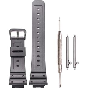 XBHSW Resin Watch Band Compatible with Casio G-Shock GA2100 GA2110 GA-B2100 Series Black Men's Replacement Strap Sports Waterproof Bracelet