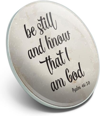 GRAPHICS & MORE Be Still and Know That I am God Psalm Inspirational Christian Metal 1.1" Tie Tack Hat Lapel Pin Pinback in Kuwait