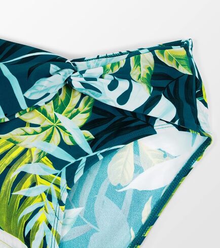CUPSHE Swimsuit Bikini Set for Women Bathing Suit Twist Adjustable Straps Hipster High Cut Mid Rise in Saudi Arabia