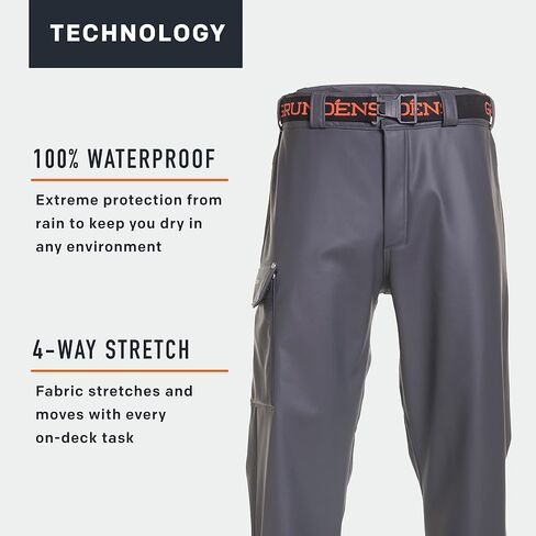 Grundéns Men's Neptune Thermo Pant | Durable Waterproof Protection Pant for Fishing, Rain Gear, Stretchy and Adjustable in Kuwait