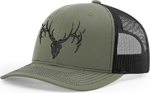 قبعة سائق الشاحنة HORN GEAR - إصدار قبعة جمجمة الغزلان (لودن/أسود) in Kuwait