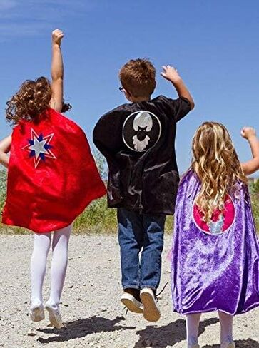 مجموعة أزياء Little Adventures Super Hero Cape & Mask للأعمار من 3 إلى 8 سنوات in Saudi Arabia
