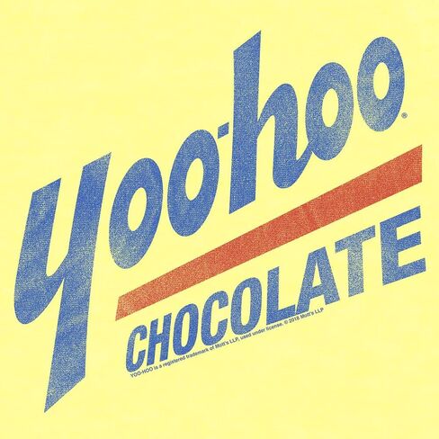 Tee Luv Men's Retro Yoo-hoo Logo T-Shirt - Faded Yoo Hoo Chocolate Shirt in Saudi Arabia