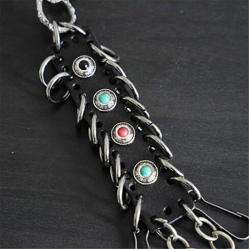 بينكبين سلسلة للبنطلونات والبنطلونات والحزام، سلسلة محفظة، سلسلة هيب هوب بانك جينز، سلسلة مفاتيح، اكسسوارات قوطية للنساء والرجال in Kuwait