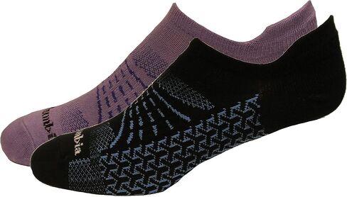 Columbia Women's Active Mapped Coolmax No Show Socks 2 Pair in Saudi Arabia