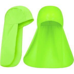 2 Packs Cooling Skull Cap Elastic Sun Shade Hat Neck Shield