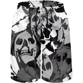 Hawapod Mens Swim Trunks Mesh Liner Lightweight Quick Dry Plus Size Beach Pants with Side Pockets