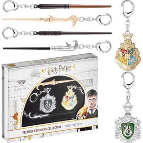 بي.ام.اي مجموعة سلاسل مفاتيح هاري بوتر مكونة من 6 قطع - تتضمن اللورد فولدمورت وسيفيروس سناب وعصا لوسيوس مالفوي وغيرها - هدايا هاري بوتر وميرش واكسسوارات وهدايا الحفلات من بي ام اي، ذهبي، مجموعة من 6 in Kuwait