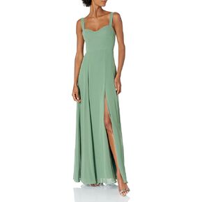 Jenny Yoo Women's Harris Sweetheart Neckline a Line Chiffon Dress in Kuwait