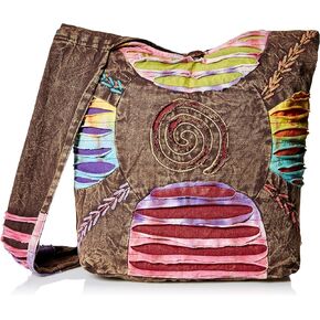 حقيبة يد وحقيبة ظهر بتصميم بوهيمي ومفروزة بنمط ممزق in Kuwait