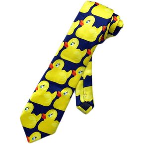 New Company Mens Barney Stinson Rubber Ducky Duck Necktie - One Size - Neck Tie in Saudi Arabia