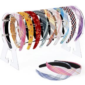 Headband Holder Clear, Acrylic Headband Organizer, Headband Holder Organizer, Headband Display Stand, Headband Storage Stand, Hairband Stand for Women and Girls