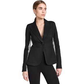 SMYTHE Women's Patch Pocket Tux Stripe Blazer in Kuwait