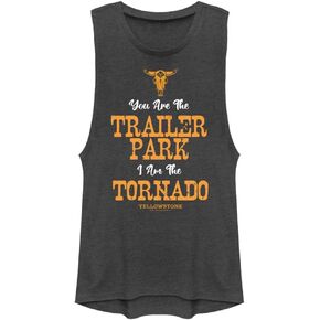 Fifth Sun Girls' Y Yellowstone Trailer Park Tornado Women's Tank Top