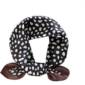 أوشحة حريرية مربعة 100% - 21 بوصة × 21 بوصة - وشاح خفيف الوزن مطبوع رقميًا للرقبة in Kuwait