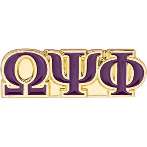 Omega Psi Phi Lapel Pins Fraternity Divine 9 OPP Logo Enamel Made of Metal (Pin B)