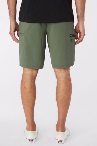 Mens Trvlr Expedition Hybrid Shorts, Dark Olive, 36 in Saudi Arabia