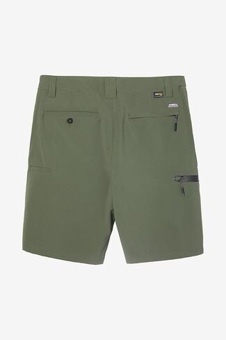 Mens Trvlr Expedition Hybrid Shorts, Dark Olive, 36 in Saudi Arabia