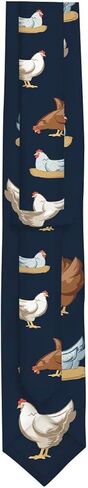 Chicken Owner Gifts Mens Chicken Tie Chicken Lover Gifts Chicken Related Gifts Pet Chicken Necktie in Saudi Arabia