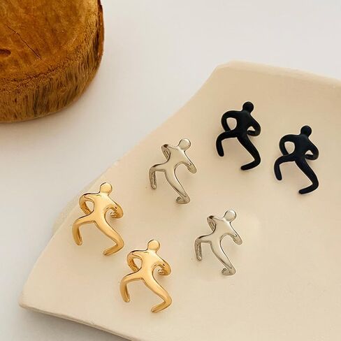 Ear Cuff Earrings for Women Trendy Chunky Ear Cuff Clip On Earrings Non Piercing Gold Cartilage Earrings Conch Earring Cuff for Teen Girls Jewelry Gifts in Kuwait