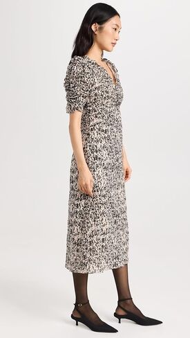Sea Women's Gia Print Ruched Midi Dress in Saudi Arabia