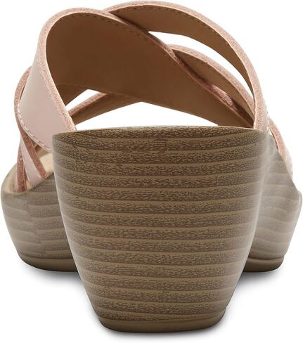 Eastland Women's Poppy Slide Sandal, Peach, 10 in Saudi Arabia