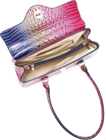 Makcr Joacbv Leather Crocodile Pattern Crossbody for Women High-value Bucket Bag Coin Shoulder Purse in Saudi Arabia