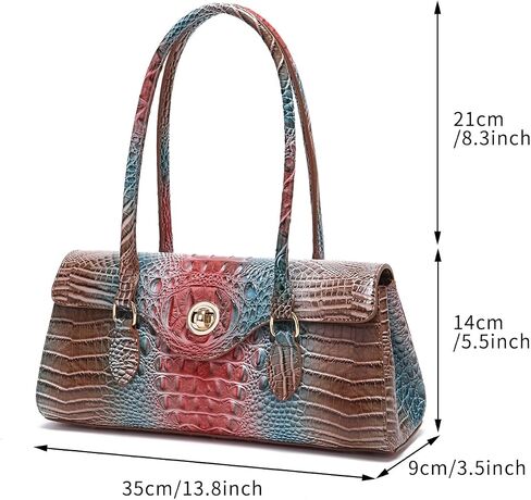 Makcr Joacbv Leather Crocodile Pattern Crossbody for Women High-value Bucket Bag Coin Shoulder Purse in Saudi Arabia