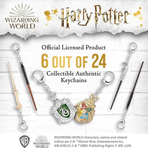 بي.ام.اي مجموعة سلاسل مفاتيح هاري بوتر مكونة من 6 قطع - تتضمن اللورد فولدمورت وسيفيروس سناب وعصا لوسيوس مالفوي وغيرها - هدايا هاري بوتر وميرش واكسسوارات وهدايا الحفلات من بي ام اي، ذهبي، مجموعة من 6 in Kuwait