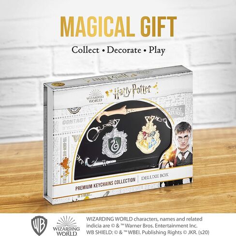 بي.ام.اي مجموعة سلاسل مفاتيح هاري بوتر مكونة من 6 قطع - تتضمن اللورد فولدمورت وسيفيروس سناب وعصا لوسيوس مالفوي وغيرها - هدايا هاري بوتر وميرش واكسسوارات وهدايا الحفلات من بي ام اي، ذهبي، مجموعة من 6 in Kuwait